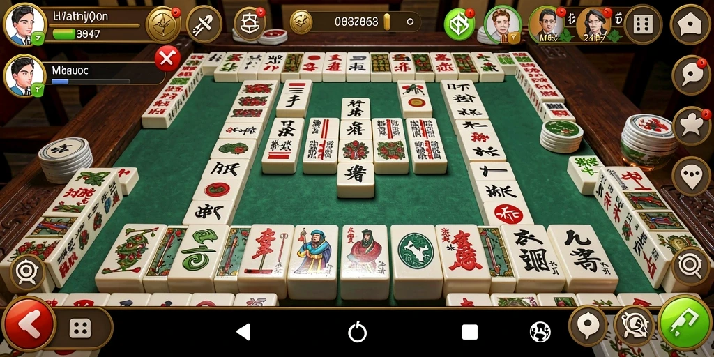 Tampilan gameplay <strong>3446</strong> yang seru dalam permainan Mahjong.