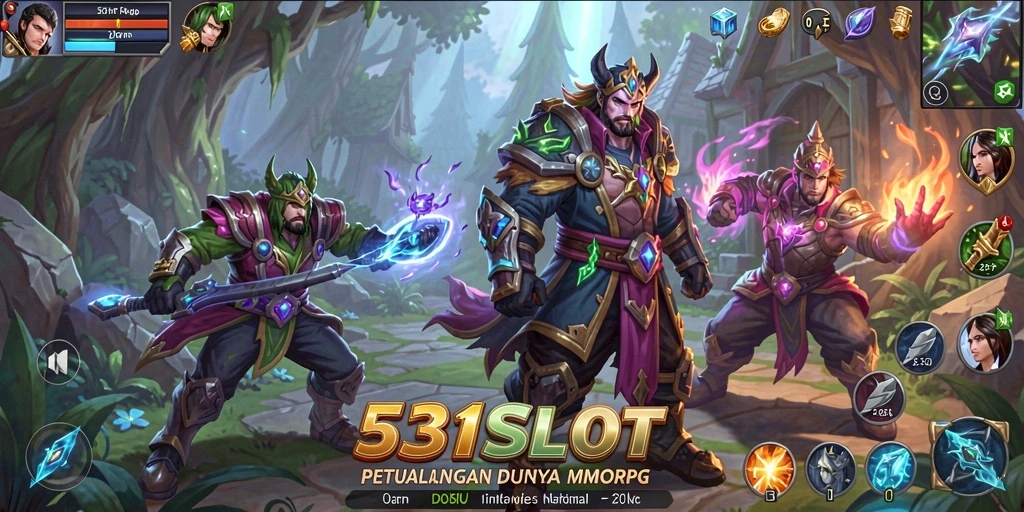 Tangkapan layar gameplay seru 531SLOT dalam dunia MMORPG.