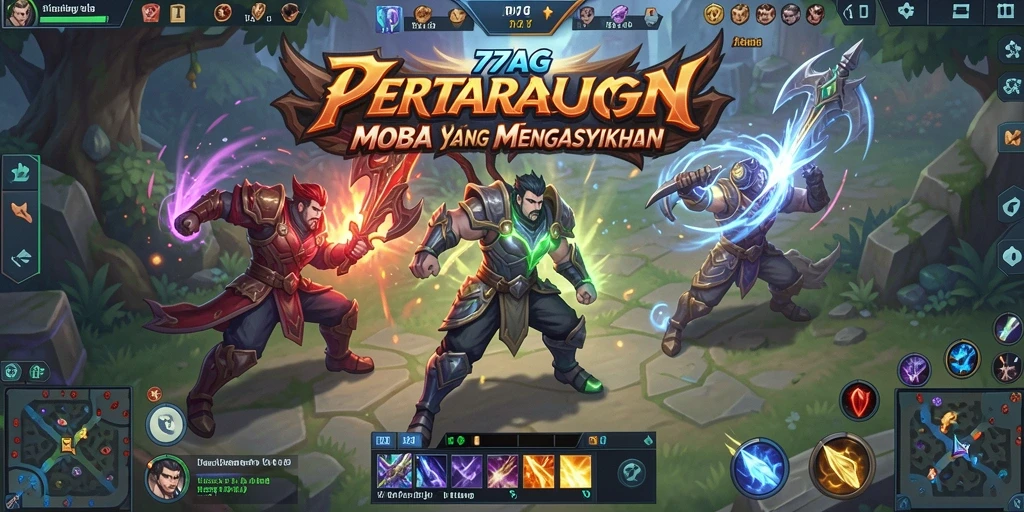 Tampilan gameplay seru di 77AG dengan aksi epik.