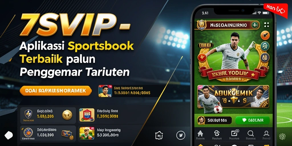 Tampilan utama aplikasi 7SVIP menampilkan berbagai pilihan taruhan olahraga.