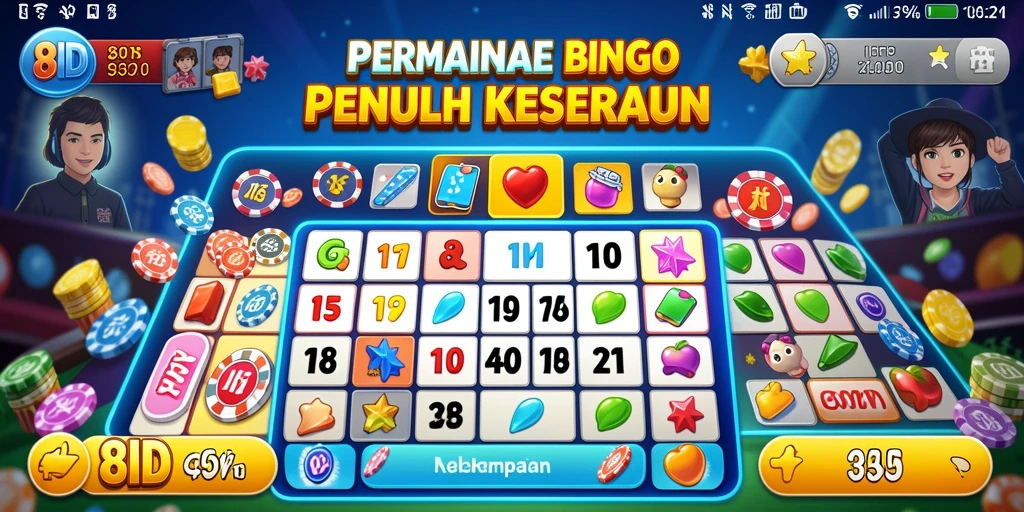 Tampilan gameplay menarik di aplikasi Bingo 8ID.