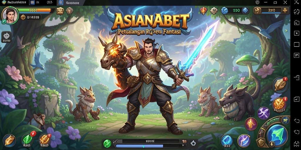 Tampilan gameplay RPG yang menegangkan dan penuh aksi di ASIANABET.