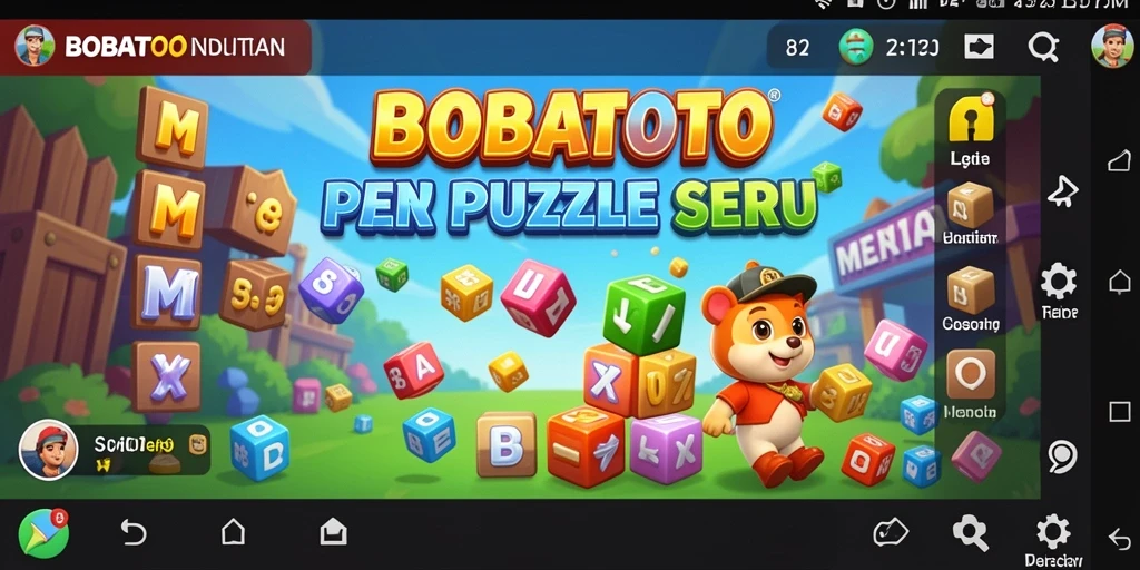 Gameplay seru di BOBATOTO dengan berbagai teka-teki menantang.