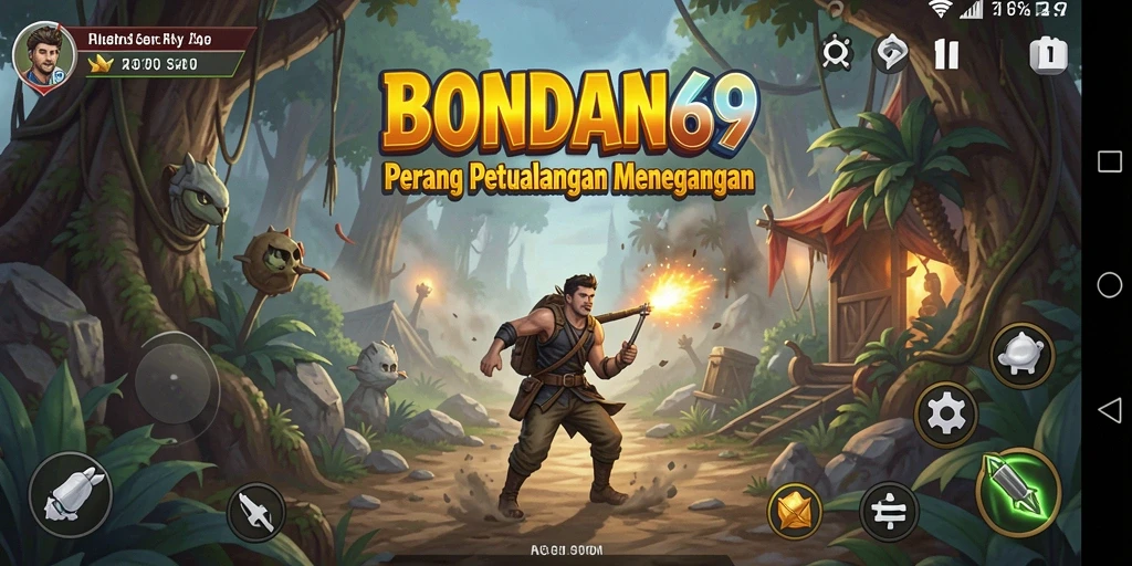 Tampilan seru gameplay serangan di BONDAN69.