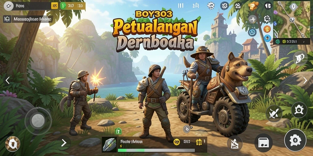 Tampilan gameplay BOY303 yang imersif dan penuh petualangan Open World.