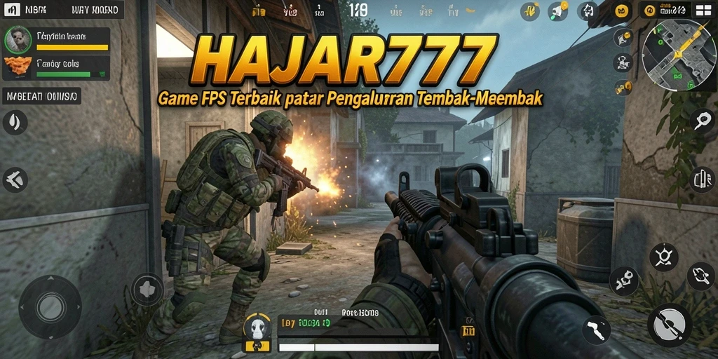 Gameplay mendebarkan dalam pertandingan tim di HAJAR777.
