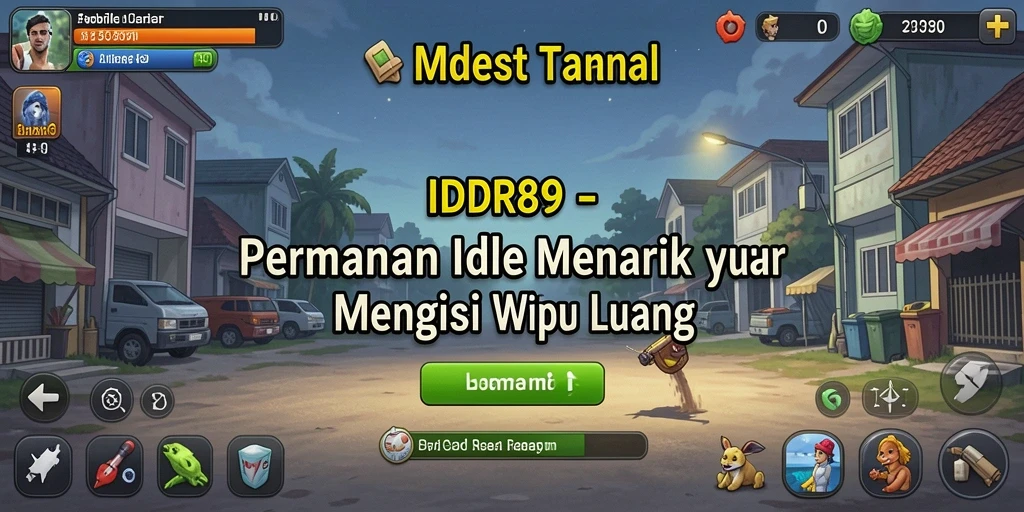Tampilan gameplay <strong>IDR89</strong> menampilkan pengalaman Idle yang menarik dan menghibur.