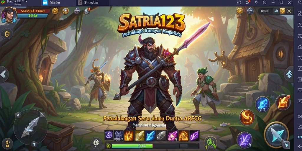 Tampilan menakjubkan dari pertempuran ARPG di SATRIA123.