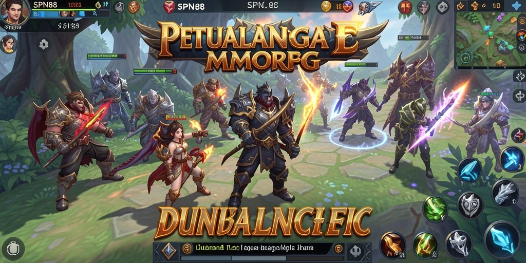 Tampilan gameplay SPN88 yang menakjubkan dalam dunia MMORPG.